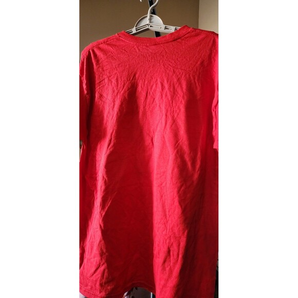 Disney Men's Mickey Mouse Since 1928 Red Short Sleeve Shirt Large New D25 Nice - Picture 4 of 5